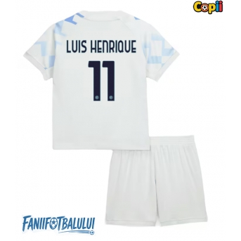 Inter Milan Luis Henrique #11 Echipament de Fotbal Replică 2025-26 Copii Deplasare (+ Șorturi)